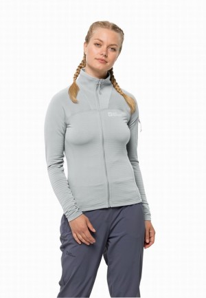 Jack Wolfskin Prelight Fz Fleece Jassen Dames Grijs | 13545198