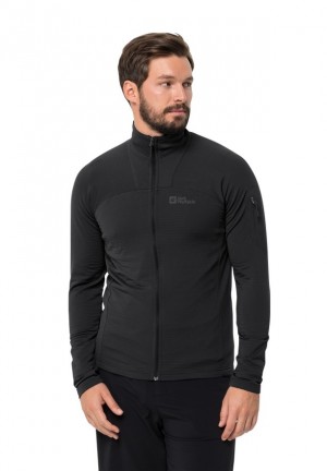 Jack Wolfskin Prelight Fz Fleece Jassen Heren Zwart | 32396263