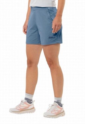 Jack Wolfskin Prelight Korte Broek Dames Blauw | 38891274