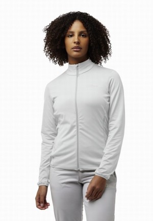 Jack Wolfskin Prelight Trail Fz Jassen Dames Wit | 22623876