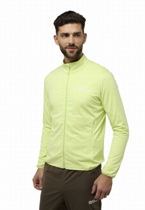 Jack Wolfskin Prelight Trail Fz Jassen Heren Geel | 66005787