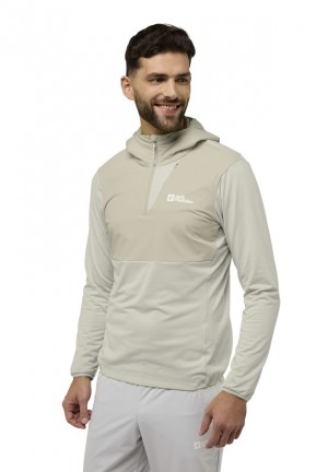 Jack Wolfskin Prelightrail Hoody T-shirts Heren Grijs | 22633633