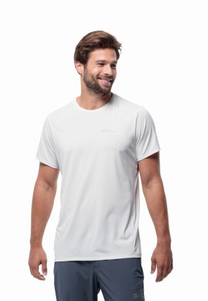 Jack Wolfskin Prelightrail T-shirts Heren Wit | 95981739