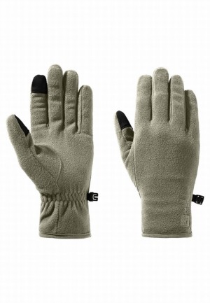 Jack Wolfskin Real Stuff Handschoenen Dames Grijs | 79239387