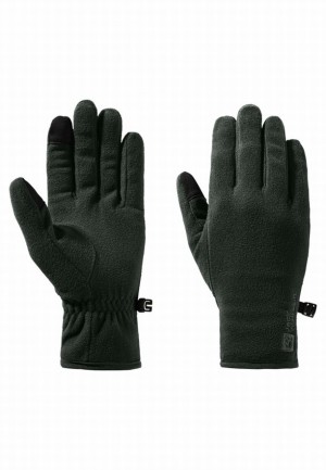 Jack Wolfskin Real Stuff Handschoenen Dames Groen | 43106253