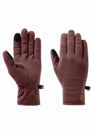 Jack Wolfskin Real Stuff Handschoenen Heren Rood | 35950287