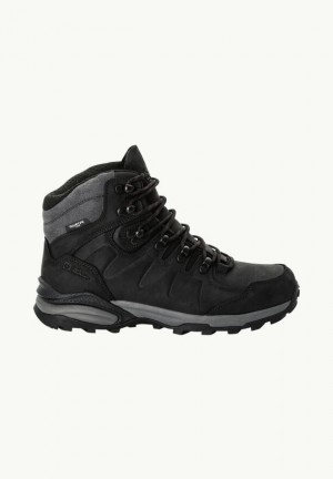 Jack Wolfskin Refugio Prime Texapore Mid Wandelschoenen Dames Zwart | 15477381