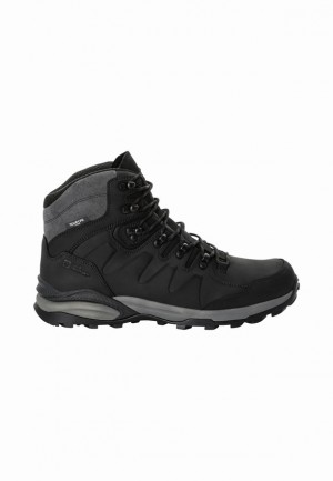 Jack Wolfskin Refugio Prime Texapore Mid Wandelschoenen Heren Zwart | 38891792