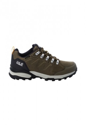 Jack Wolfskin Refugio Texapore Low Wandelschoenen Dames Bruin | 85446472