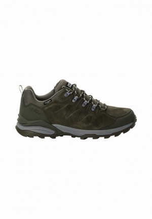 Jack Wolfskin Refugio Texapore Low Wandelschoenen Heren Koffie | 60201614