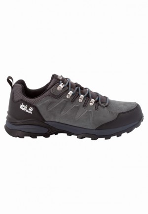 Jack Wolfskin Refugio Texapore Low Wandelschoenen Heren Grijs | 50611656