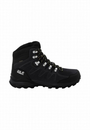 Jack Wolfskin Refugio Texapore Mid Wandelschoenen Heren Zwart | 30590585