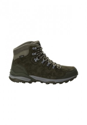 Jack Wolfskin Refugio Texapore Mid Wandelschoenen Heren Koffie | 58018433