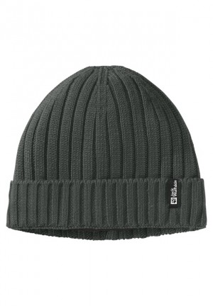 Jack Wolfskin Rib Knit Muts Heren Groen | 11337704