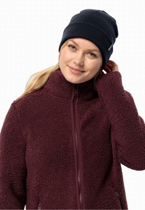 Jack Wolfskin Rib Muts Dames Donkerblauw | 39790377