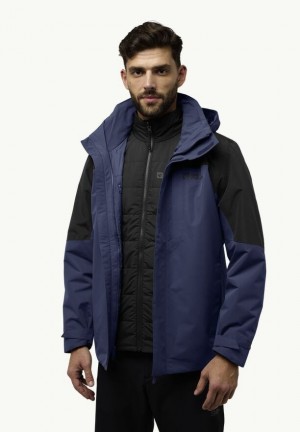 Jack Wolfskin Romberg 3in1 Jassen Heren Donkerblauw | 46809384