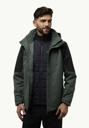 Jack Wolfskin Romberg 3in1 Jassen Heren Groen | 27778256