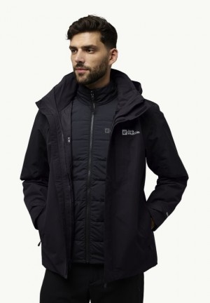 Jack Wolfskin Romberg 3in1 Jassen Heren Zwart | 32906351