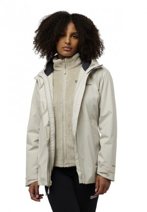 Jack Wolfskin Rotwand 3in1 Jassen Dames Grijs | 27533248