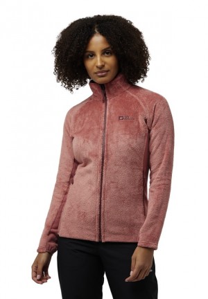 Jack Wolfskin Rotwand Fz Fleece Jassen Dames Rood | 99698097