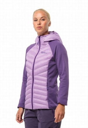 Jack Wolfskin Routeburn Pro Hybrid Jassen Dames Paars | 83610197