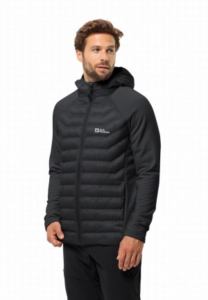 Jack Wolfskin Routeburn Pro Hybrid Jassen Heren Zwart | 82619479