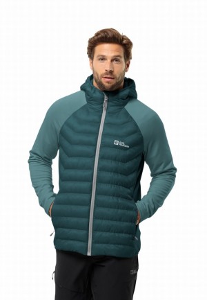 Jack Wolfskin Routeburn Pro Hybrid Jassen Heren Turquoise | 76068486