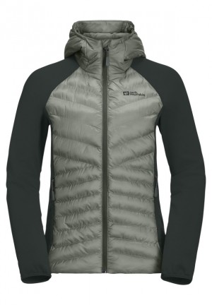 Jack Wolfskin Routeburn Pro Hybrid Jassen Dames Grijs | 77580208