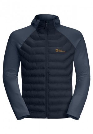 Jack Wolfskin Routeburn Pro Hybrid Jassen Heren Donkerblauw | 20030128