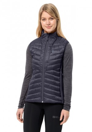 Jack Wolfskin Routeburn Pro Ins Vest Dames Donkerblauw | 37988979