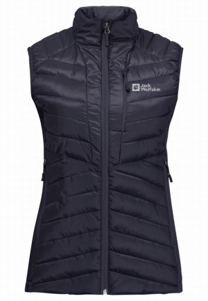 Jack Wolfskin Routeburn Pro Ins Vest Dames Donkerblauw | 93177256