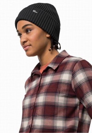 Jack Wolfskin Schwansee Muts Dames Zwart | 28757524