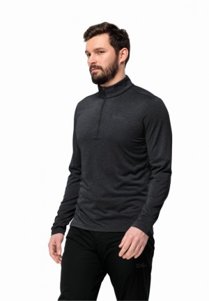 Jack Wolfskin Skyhermal Hz T-shirts Heren Zwart | 22946667