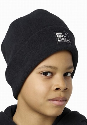 Jack Wolfskin Smileyworld Teen Muts Dames Zwart | 30684998