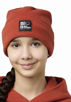 Jack Wolfskin Smileyworld Teen Muts Heren Rood | 69516493