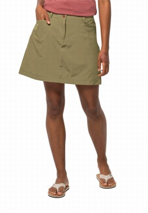 Jack Wolfskin Sonora Korte Rok Dames Olijfgroen | 38603672