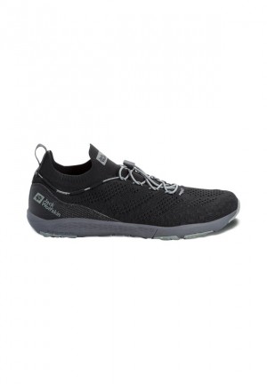 Jack Wolfskin Spirit Knit Low Sneakers Heren Zwart | 28805563