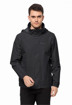 Jack Wolfskin Stormy Point 2l Regenjassen Heren Zwart | 12191767