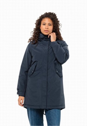 Jack Wolfskin Talforst Jassen Dames Donkerblauw | 48481546