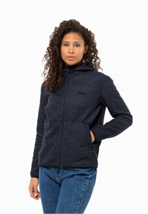 Jack Wolfskin Tannenspur Fleece Jassen Dames Donkerblauw | 90818332