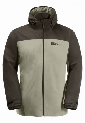 Jack Wolfskin Taubenberg 3in1 Jassen Heren Grijs | 23270479