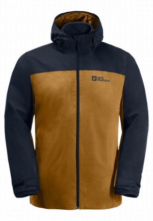 Jack Wolfskin Taubenberg 3in1 Jassen Heren Geel | 73201684