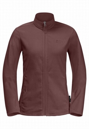 Jack Wolfskin Taunus Fz Fleece Jassen Dames Rood | 29065147