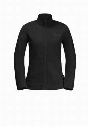 Jack Wolfskin Taunus Fz Fleece Jassen Dames Zwart | 67684049
