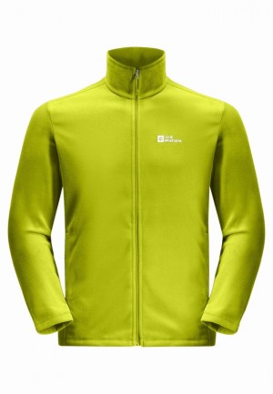 Jack Wolfskin Taunus Fz Fleece Jassen Heren Geel | 84206180