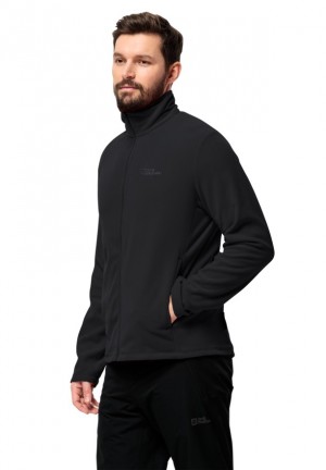 Jack Wolfskin Taunus Fz Fleece Jassen Heren Zwart | 60829965