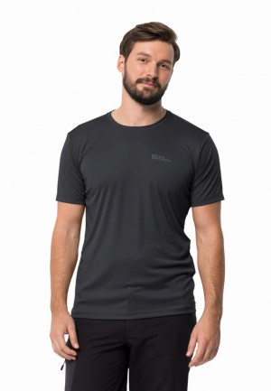 Jack Wolfskin Tech T-shirts Heren Zwart | 13435275