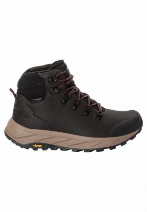 Jack Wolfskin Terraquest X Texapore Mid Wandelschoenen Dames Zwart | 96072378
