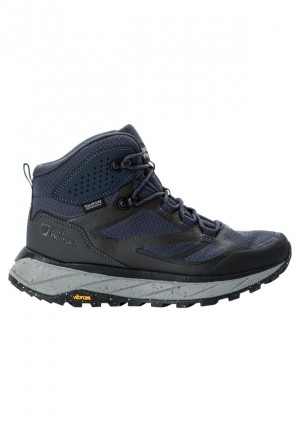 Jack Wolfskin Terraventure Texapore Mid Wandelschoenen Dames Donkerblauw | 14596377