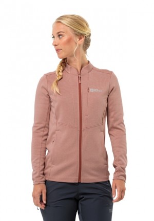 Jack Wolfskin Tervern Fz Fleece Jassen Dames Roze | 79650284